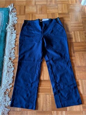 Liz Claiborne Navy Straight-Leg Men's Dress Pants